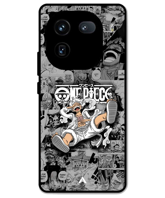 Onepiece luffy 01 Anime Metal Back Cover Phone Case for iQOO 12