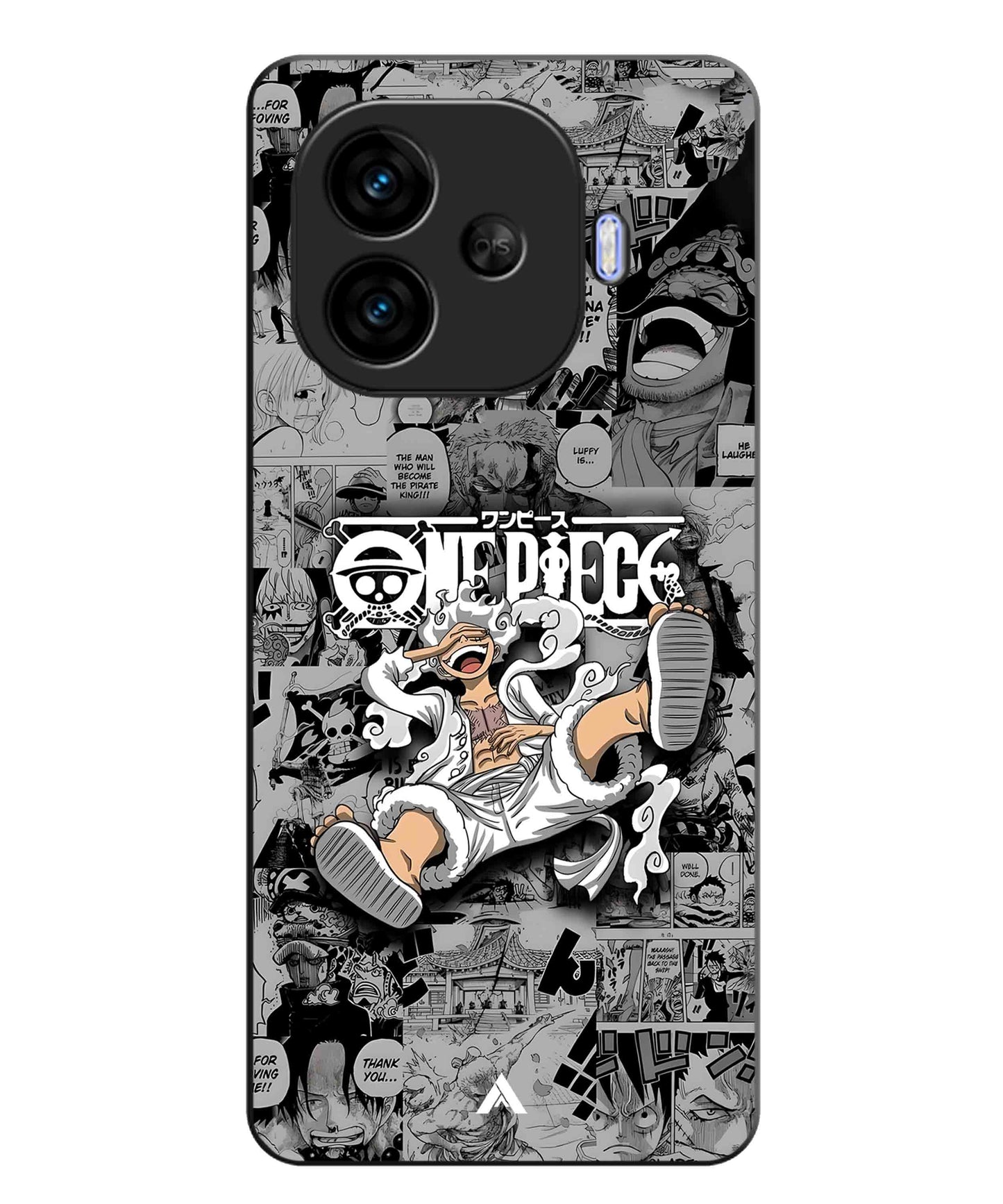 Onepiece luffy 01 Anime Metal Back Cover Phone Case for iQOO Neo 10r