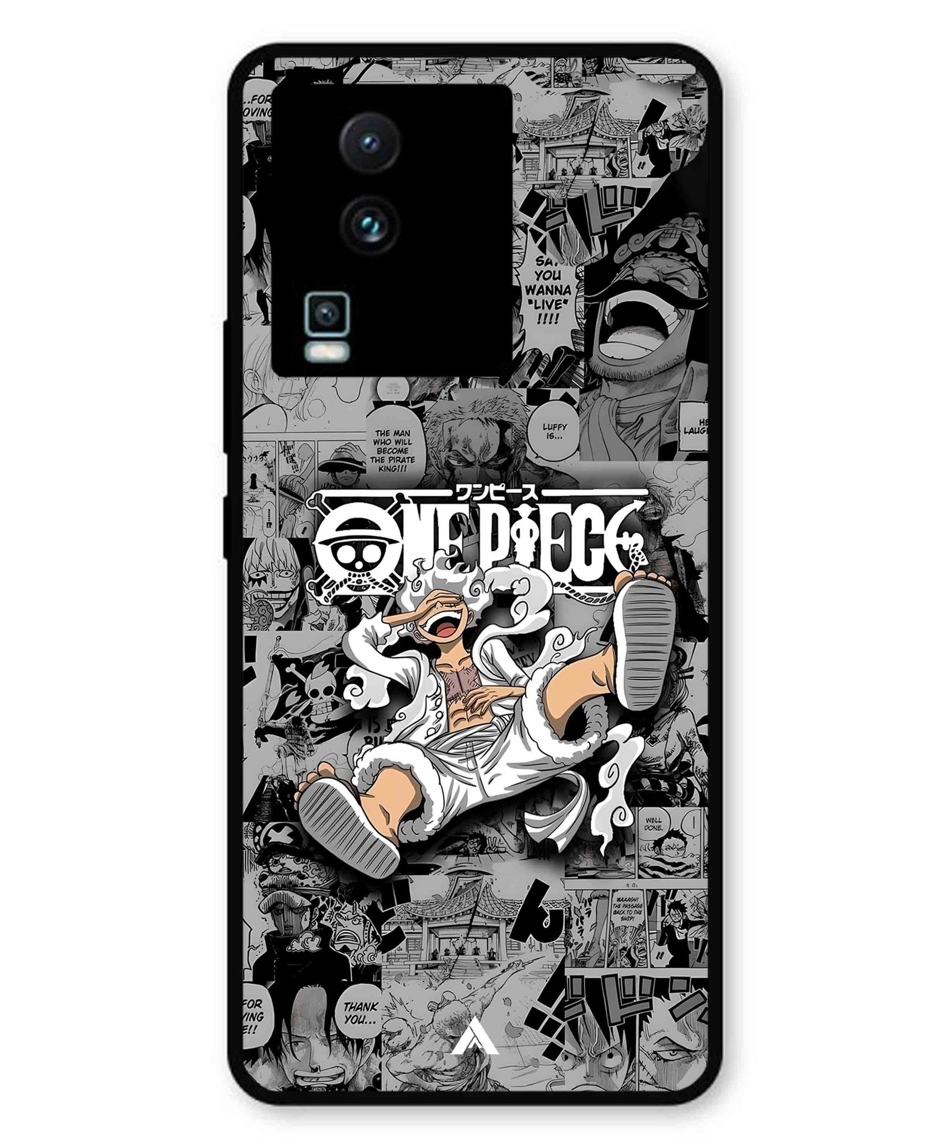 Onepiece luffy 01 Anime Metal Back Cover Phone Case for iQOO Neo 7