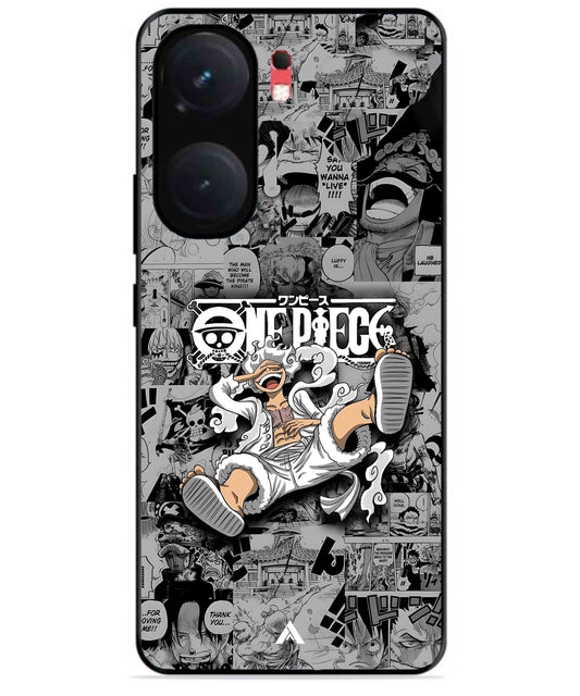 Onepiece luffy 01 Anime Metal Back Cover Phone Case for iQOO Neo 9 Pro