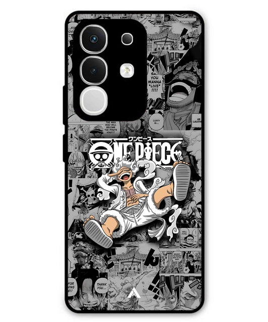 Onepiece luffy 01 Anime Metal Back Cover Phone Case for iQOO Z10x