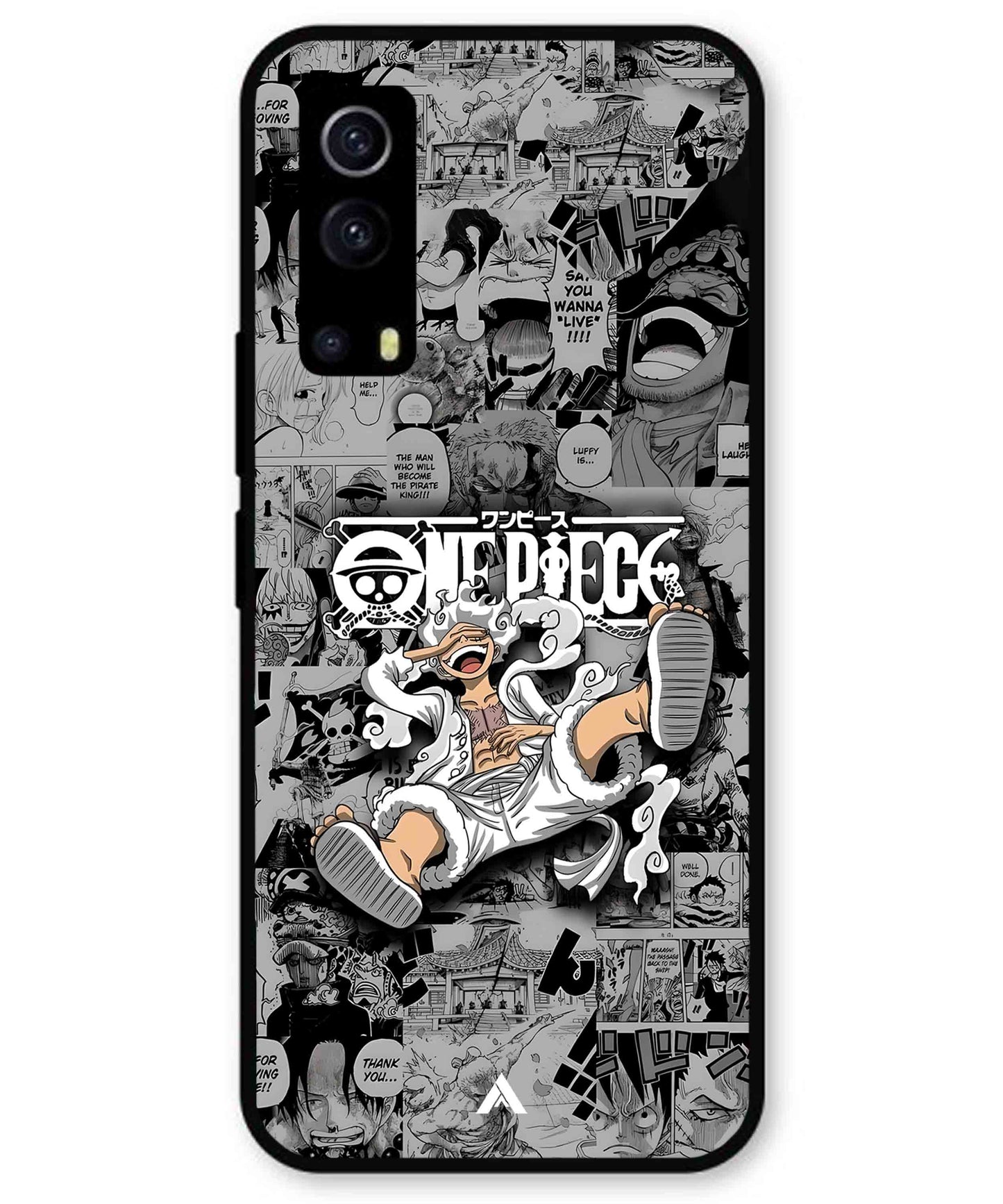 Onepiece luffy 01 Anime Metal Back Cover Phone Case for iQOO Z3