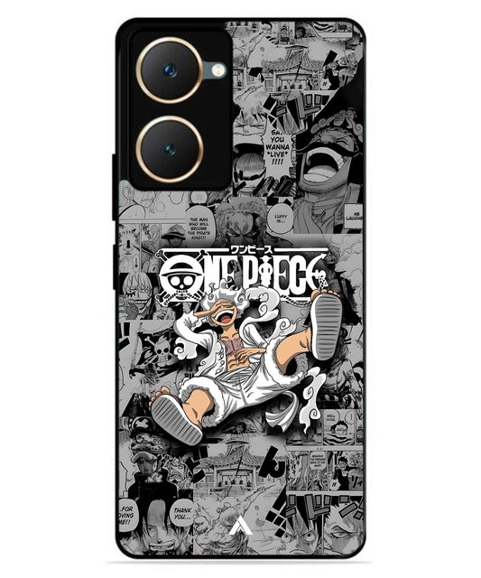 Onepiece luffy 01 Anime Metal Back Cover Phone Case for iQOO Z9 Lite