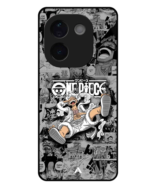 Onepiece luffy 01 Anime Metal Back Cover Phone Case for iQOO Z9s Pro