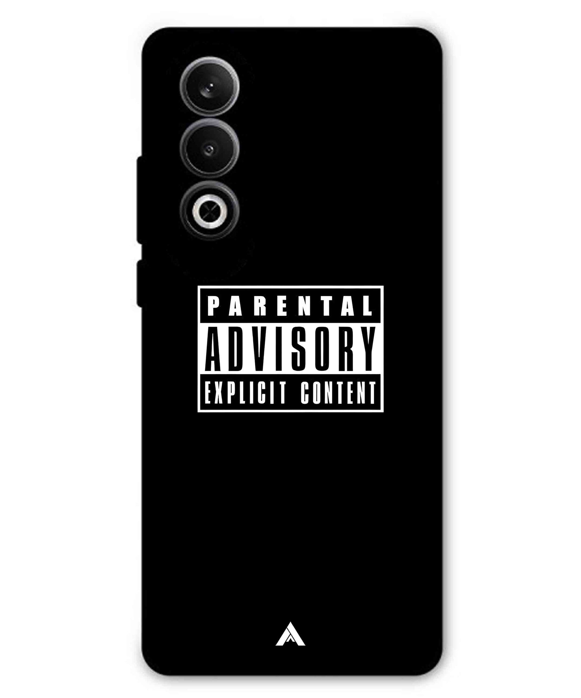 Parental Advisory Metal Back Cover Phone Case for Oneplus Nord CE 4