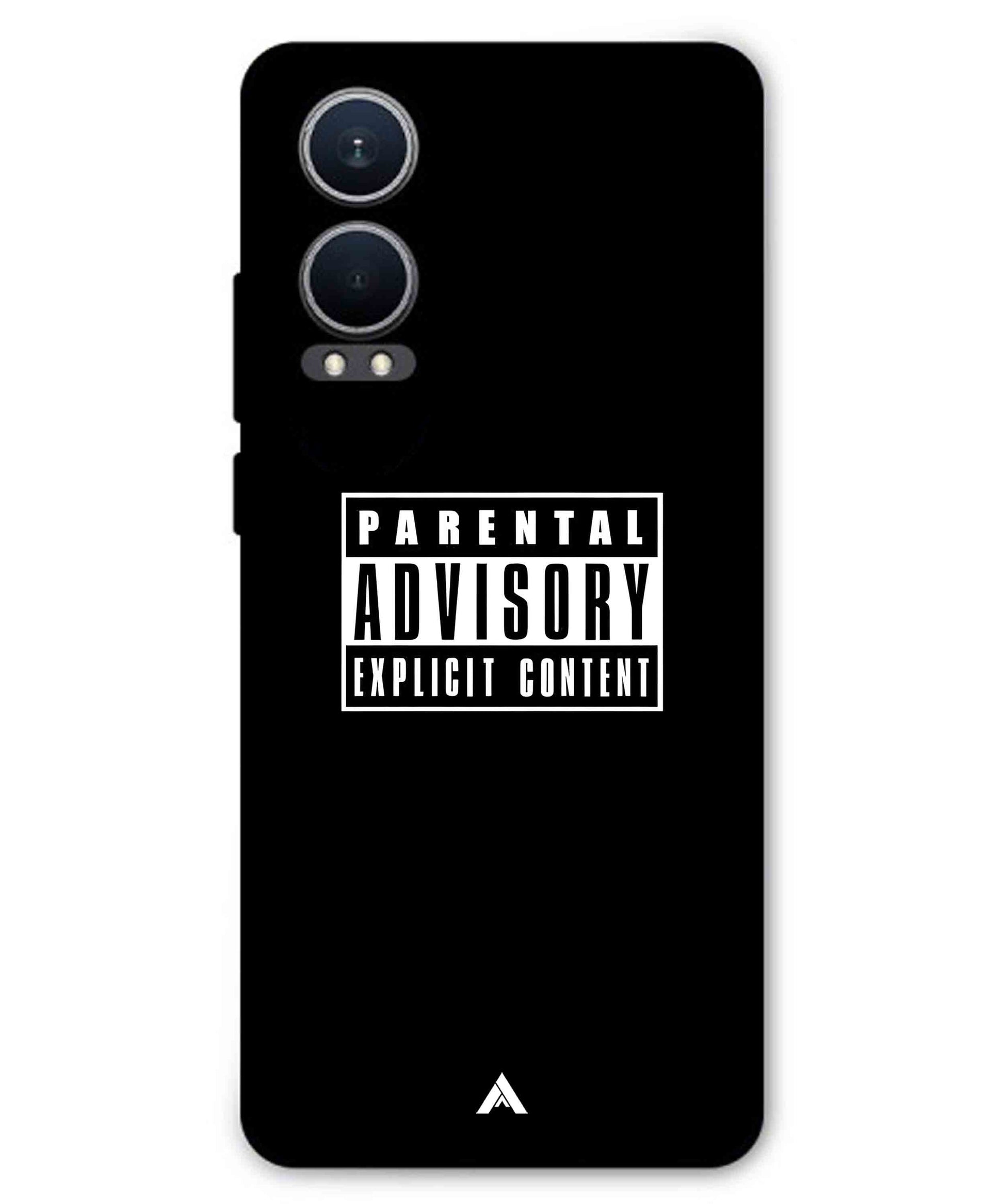 Parental Advisory Metal Back Cover Phone Case for Oneplus Nord CE 4 Lite