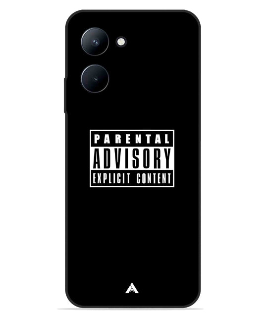 Parental Advisory Metal Back Cover Phone Case for Realme C33