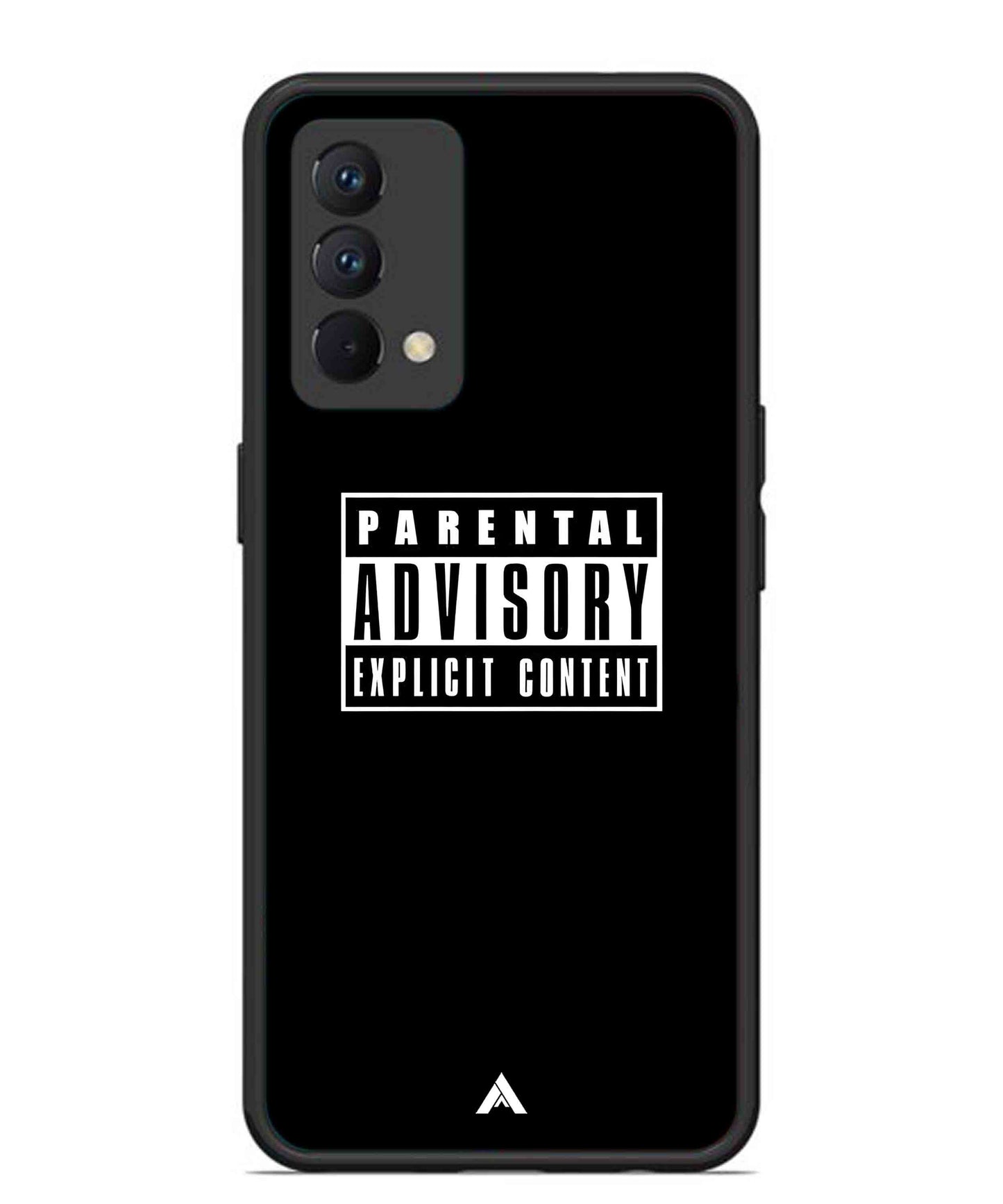 Parental Advisory Metal Back Cover Phone Case for Realme GT Master Edition