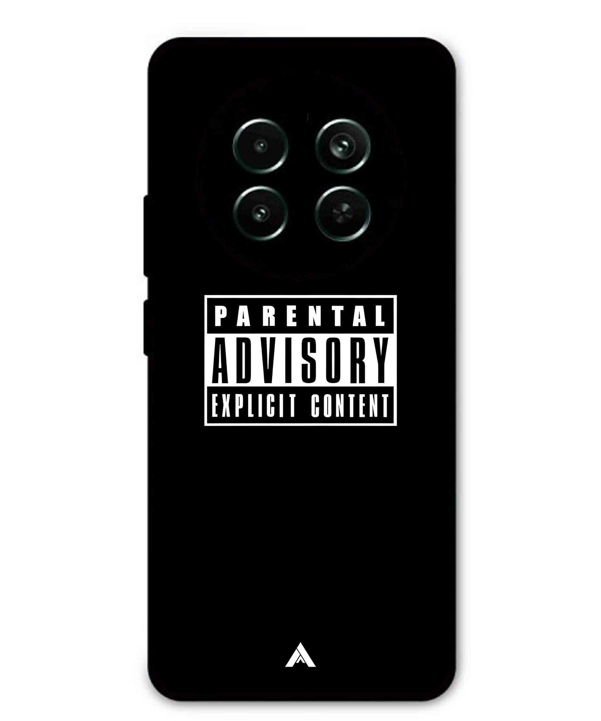 Parental Advisory Metal Back Cover Phone Case for Realme Narzo 70X