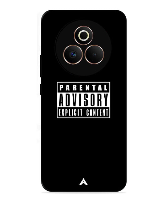 Parental Advisory Metal Back Cover Phone Case for Realme P3 Pro
