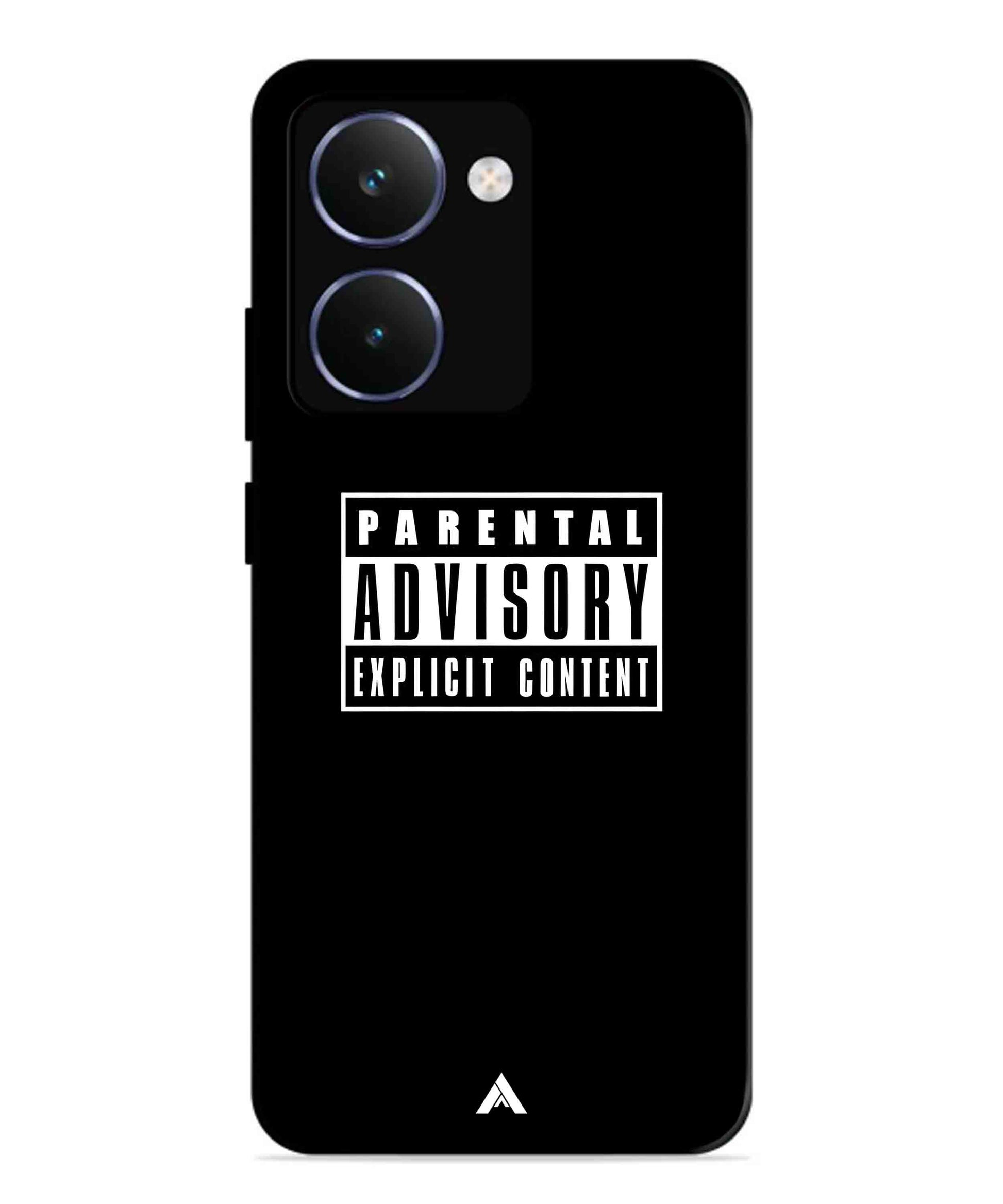 Parental Advisory Metal Back Cover Phone Case for Realme P3 Ultra