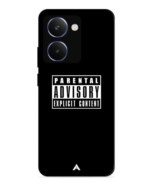 Parental Advisory Metal Back Cover Phone Case for Realme P3 Ultra