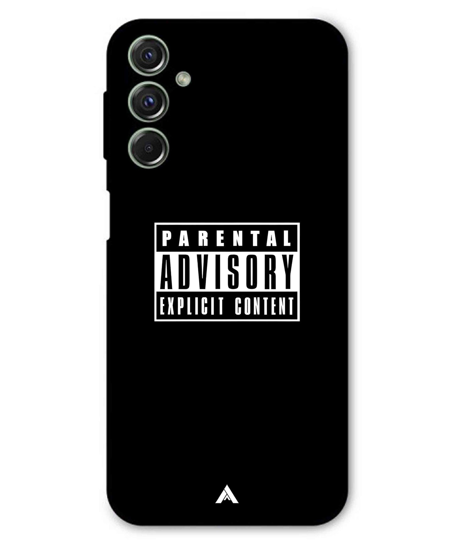 Parental Advisory Metal Back Cover Phone Case for Samsung Galaxy F54