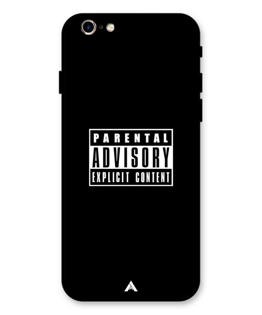 Parental Advisory Metal Back Cover Phone Case for iPhone 11