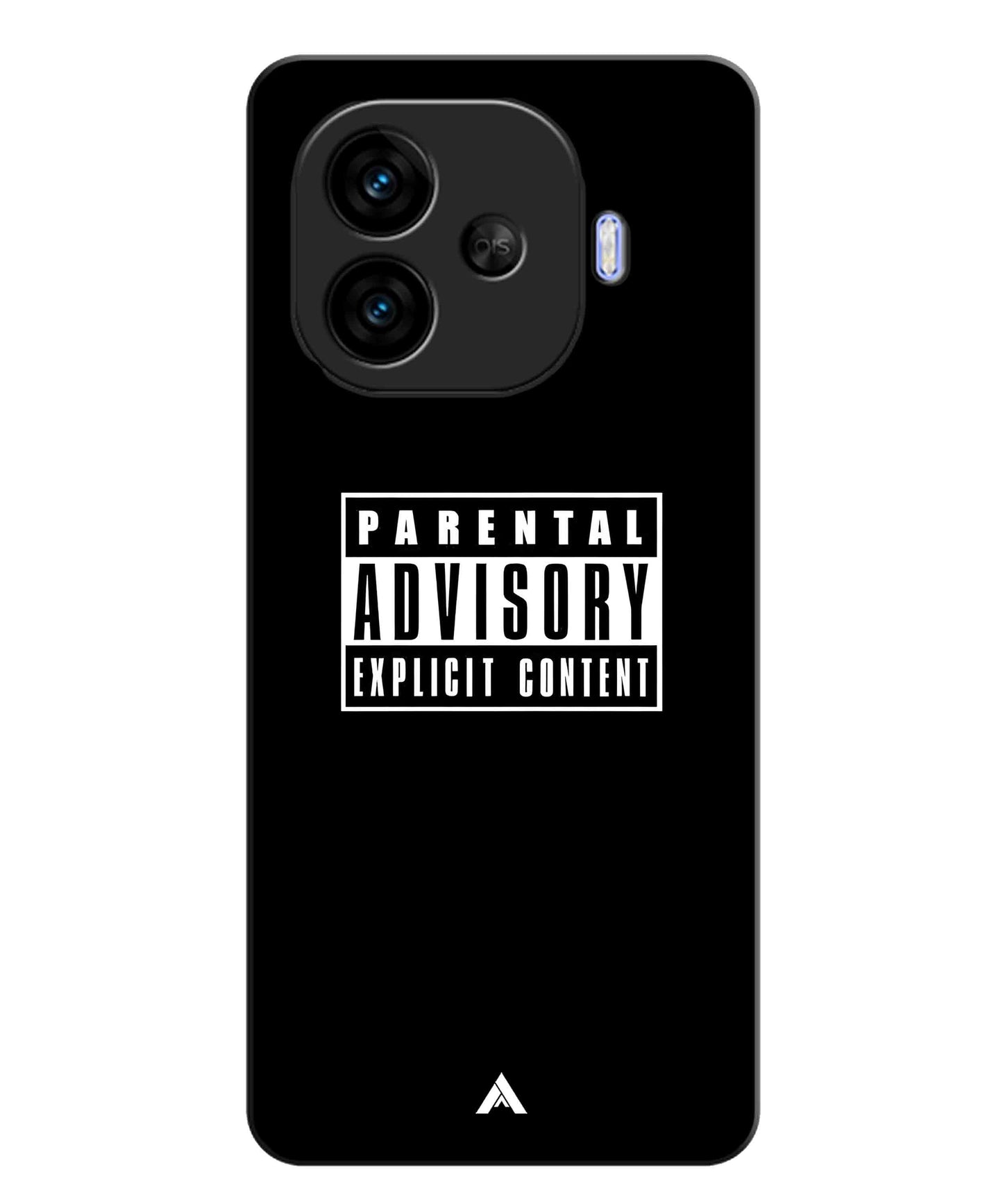 Parental Advisory Metal Back Cover Phone Case for iQOO Neo 10r