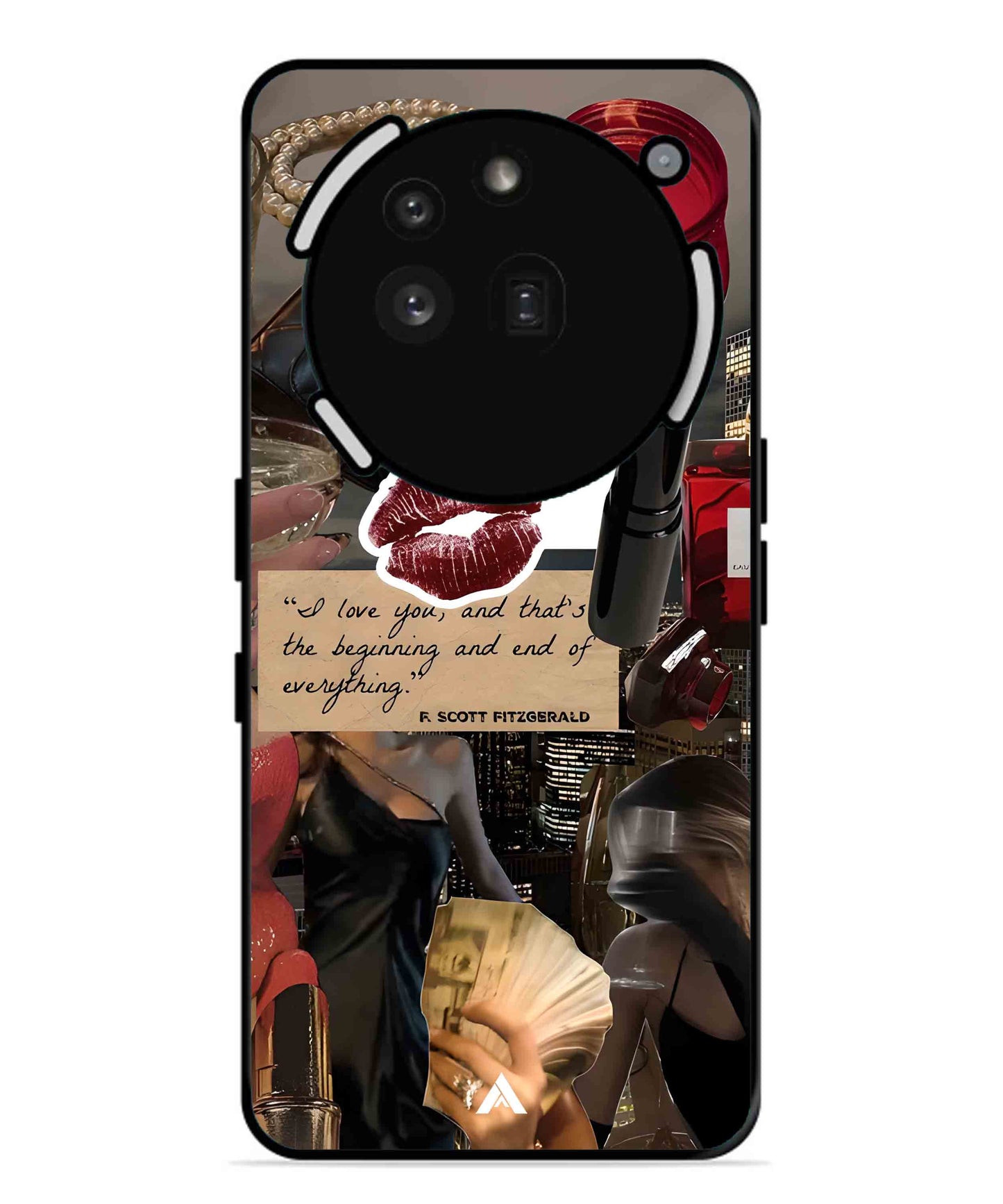 Paris Metal Back Cover Phone Case for Nothing Phone 3a Pro
