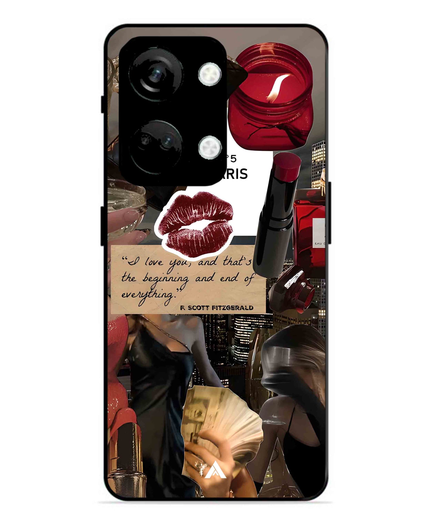 Paris Metal Back Cover Phone Case for Oneplus Nord 3