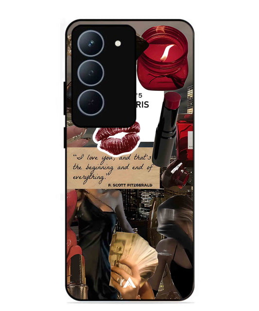 Paris Metal Back Cover Phone Case for Realme 14X