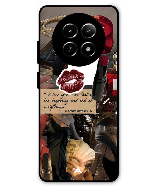 Paris Metal Back Cover Phone Case for Realme C65