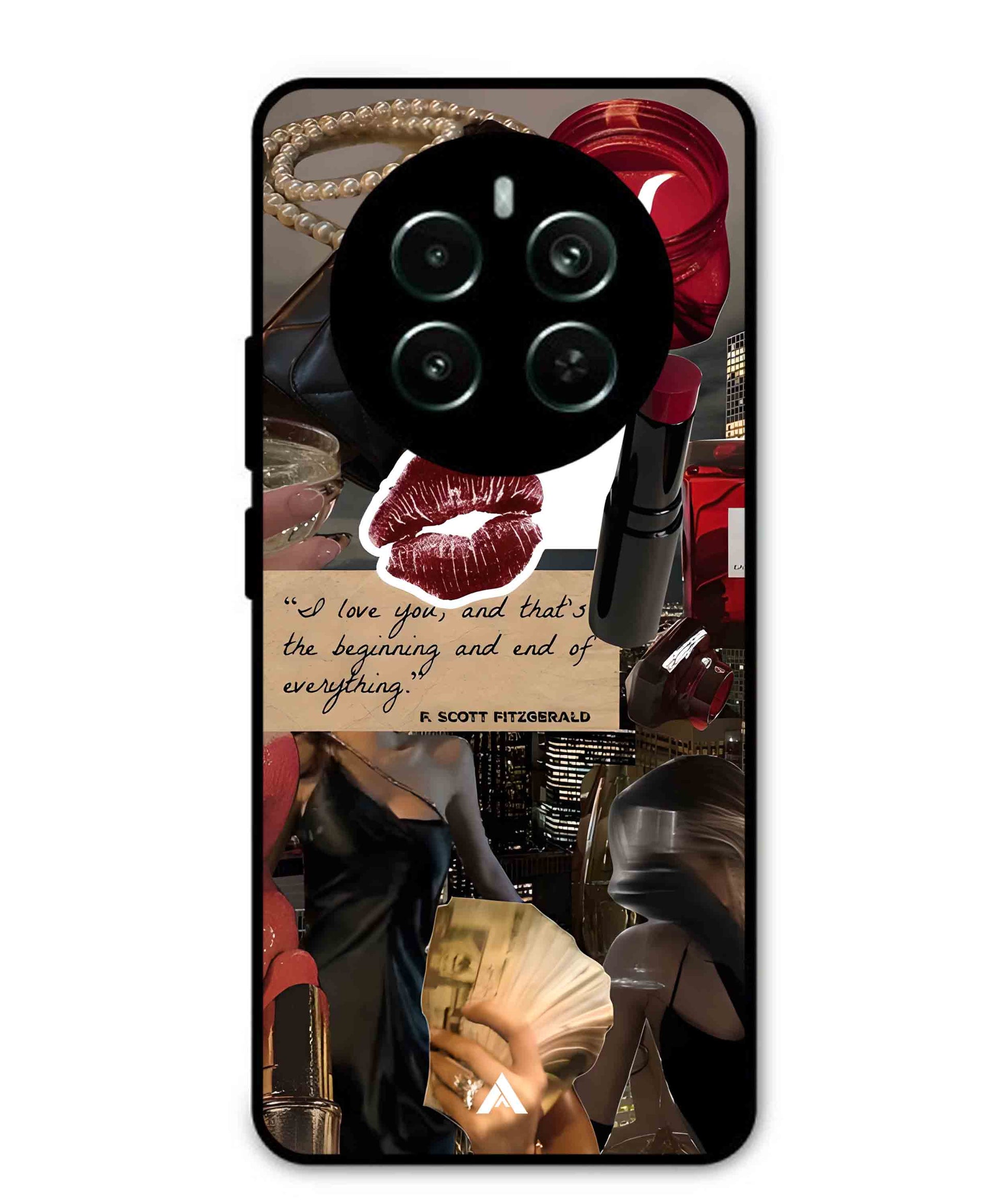 Paris Metal Back Cover Phone Case for Realme Narzo 70