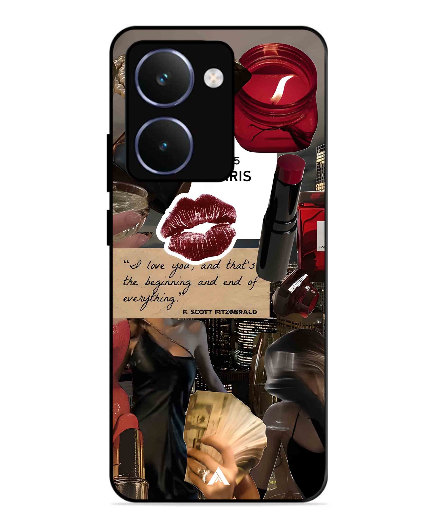 Paris Metal Back Cover Phone Case for Realme P3 Ultra