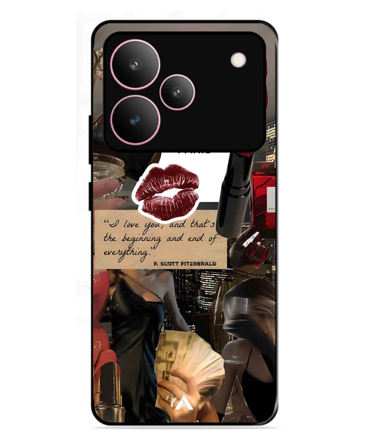 Paris Metal Back Cover Phone Case for Realme P4