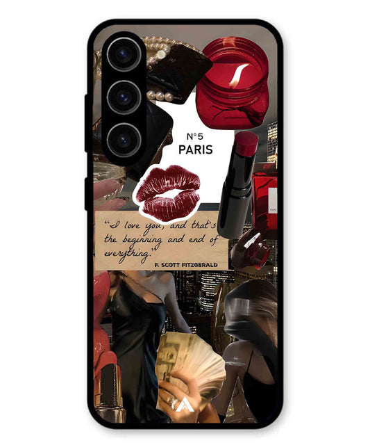 Paris Metal Back Cover Phone Case for Samsung Galaxy A36