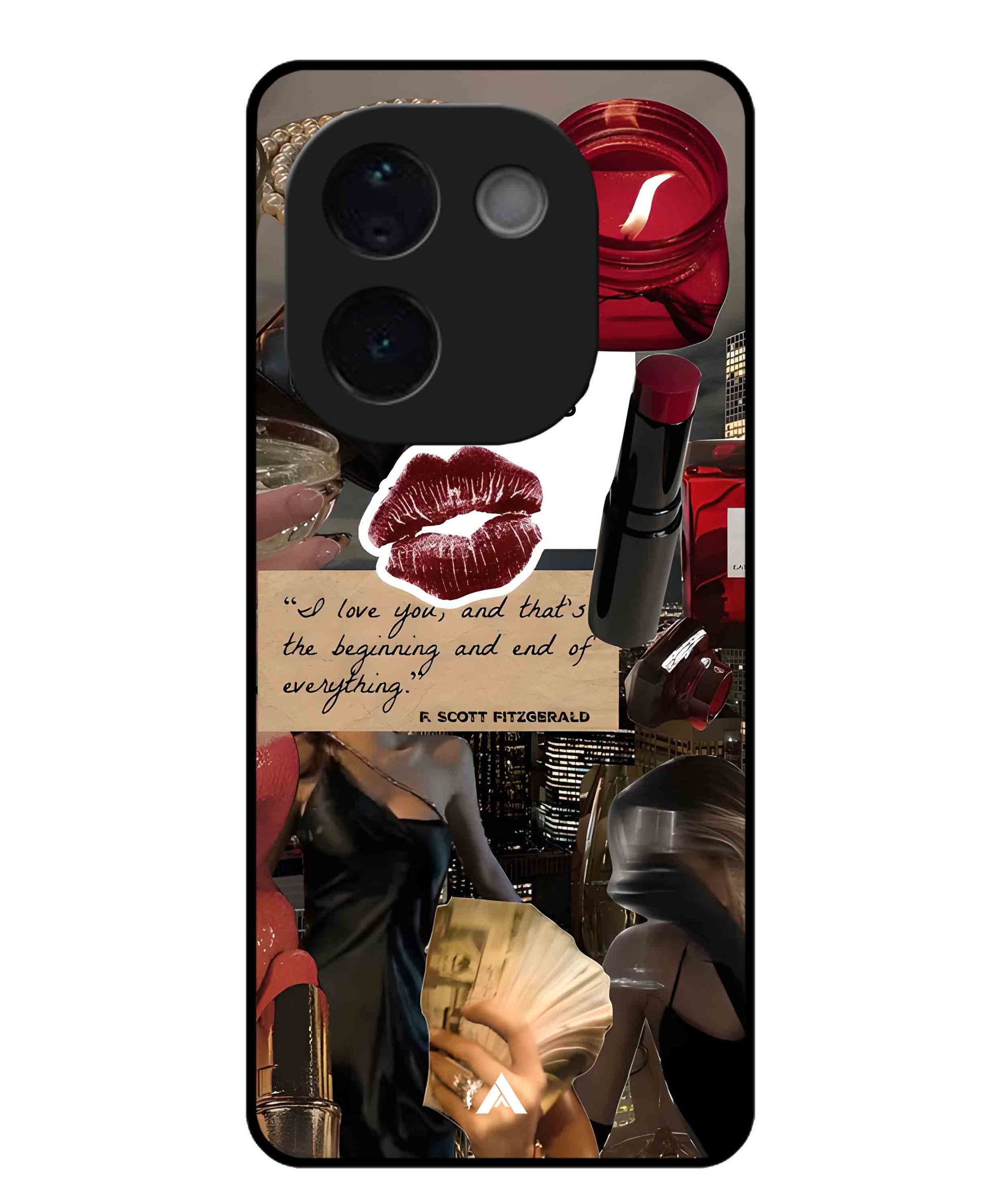 Paris Metal Back Cover Phone Case for Vivo T3 Pro