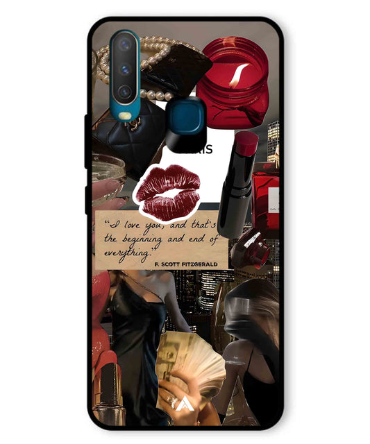 Paris Metal Back Cover Phone Case for Vivo Y17