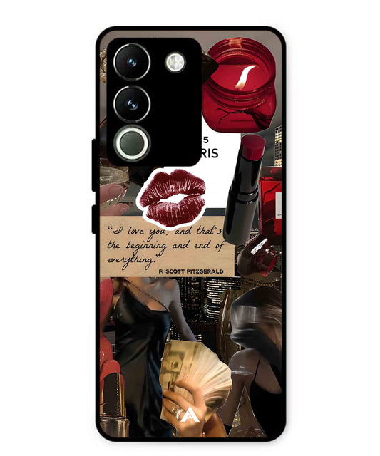 Paris Metal Back Cover Phone Case for Vivo Y200