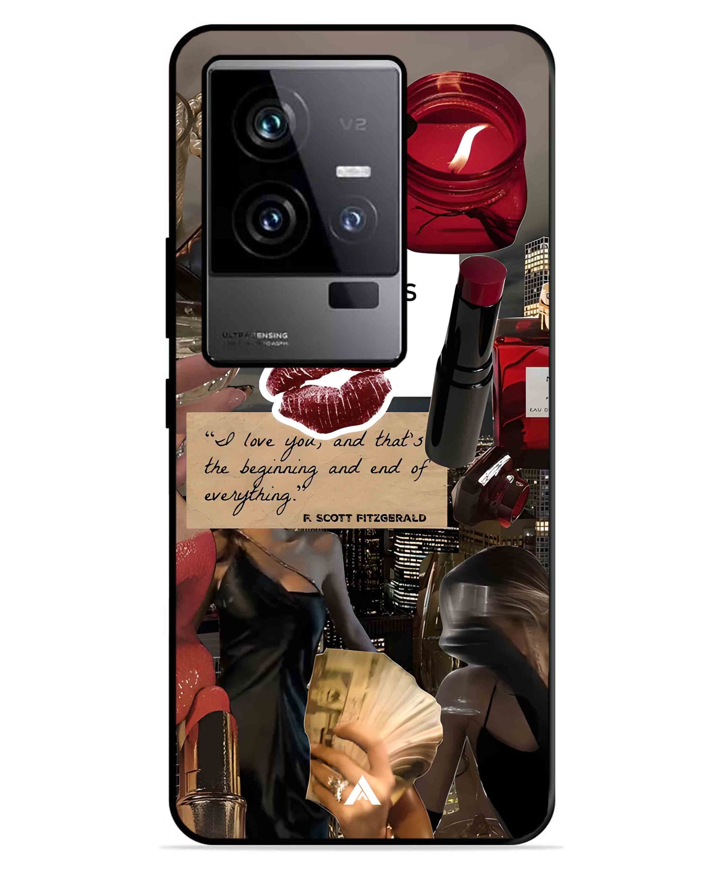 Paris Metal Back Cover Phone Case for iQOO 11