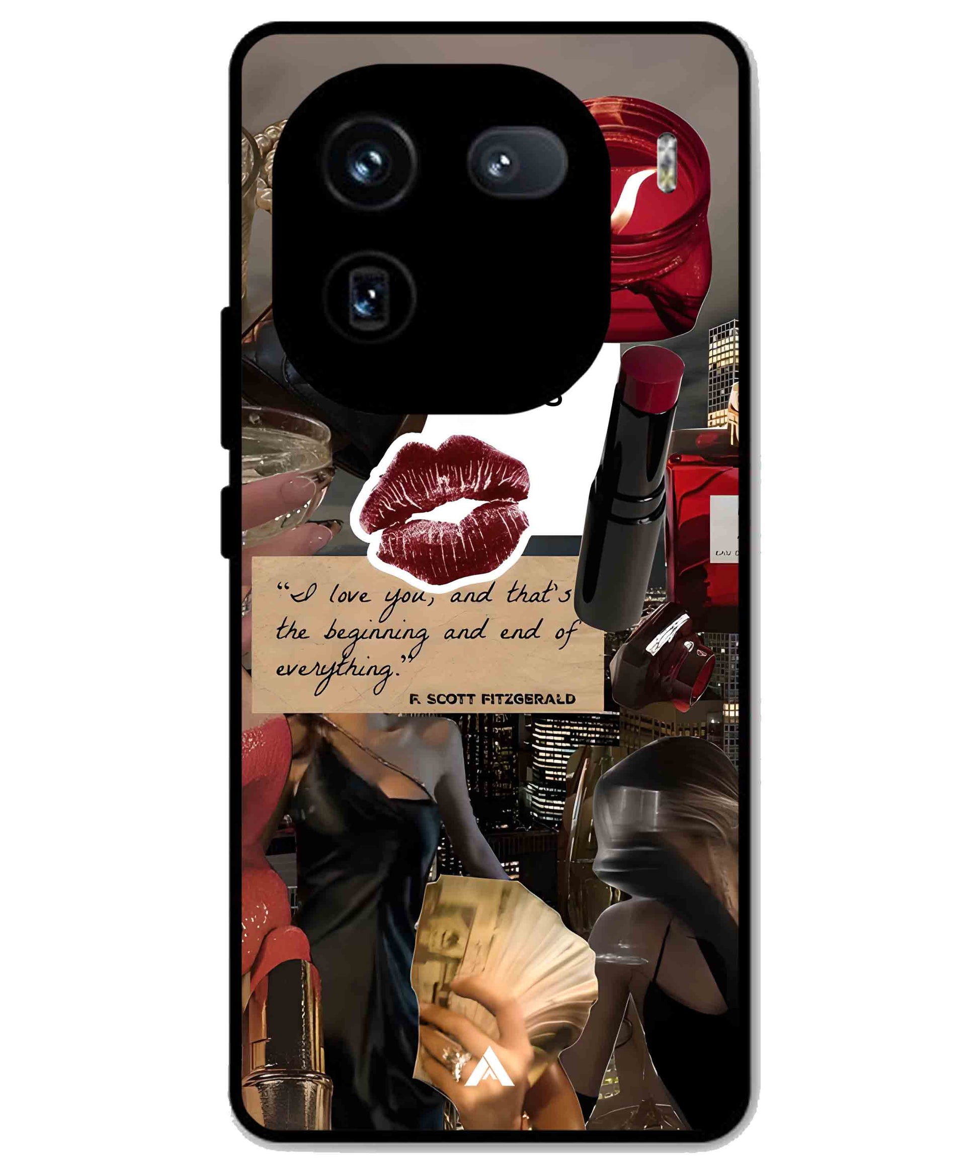 Paris Metal Back Cover Phone Case for iQOO 12