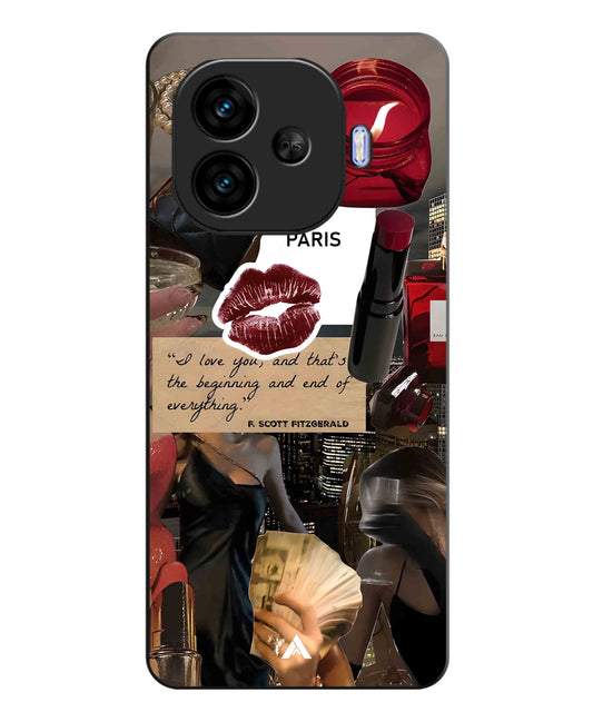 Paris Metal Back Cover Phone Case for iQOO Neo 10r