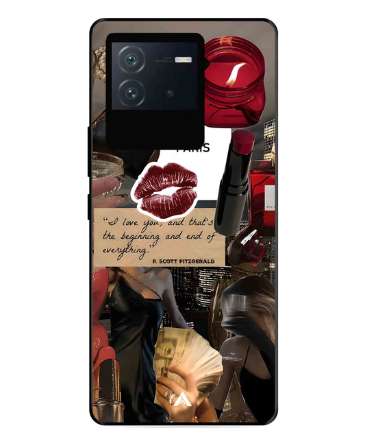 Paris Metal Back Cover Phone Case for iQOO Neo 6