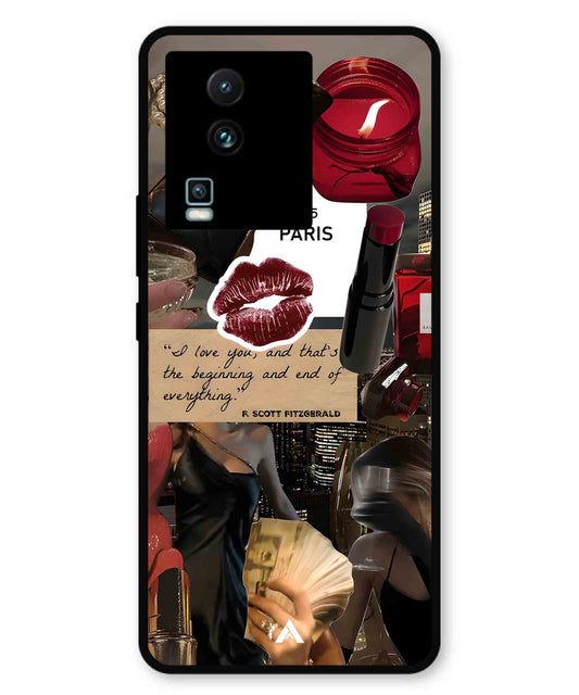 Paris Metal Back Cover Phone Case for iQOO Neo 7