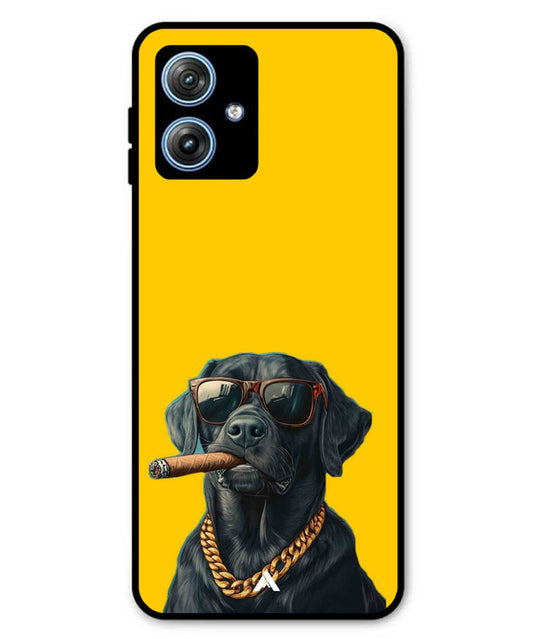 Pet Animal 1 Personalised Metal Back Cover Phone Case for Moto G54 