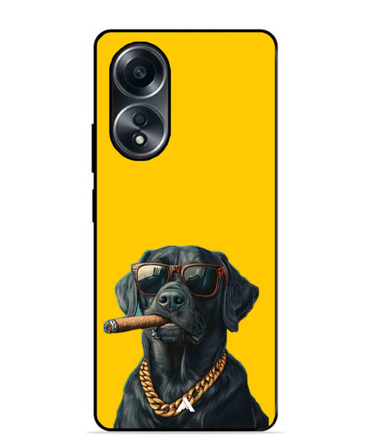 Pet Animal 1 Personalised Metal Back Cover Phone Case for Oppo A58 