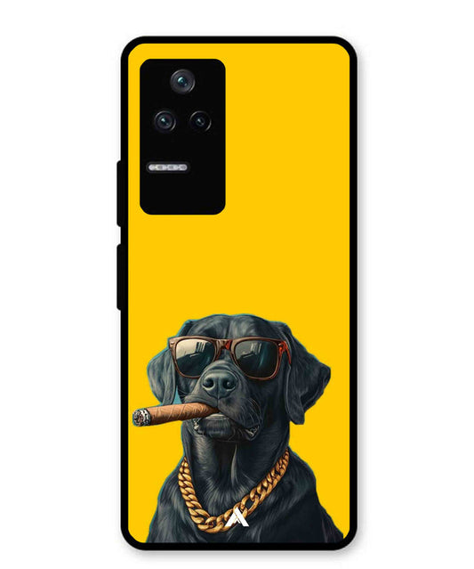 Pet Animal 1 Personalised Metal Back Cover Phone Case for Poco F4 