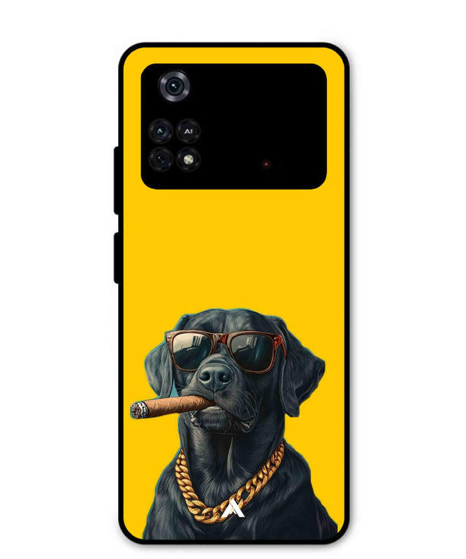 Pet Animal 1 Personalised Metal Back Cover Phone Case for Poco M4 Pro 4G 