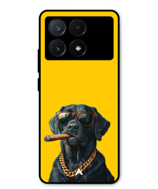 Pet Animal 1 Personalised Metal Back Cover Phone Case for Poco X6 Pro 