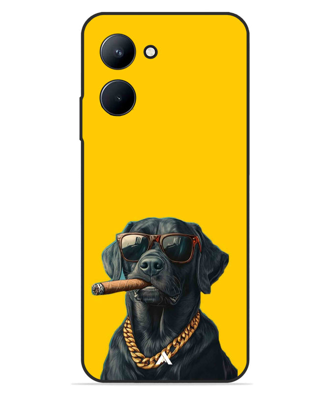 Pet Animal 1 Personalised Metal Back Cover Phone Case for Realme C33 