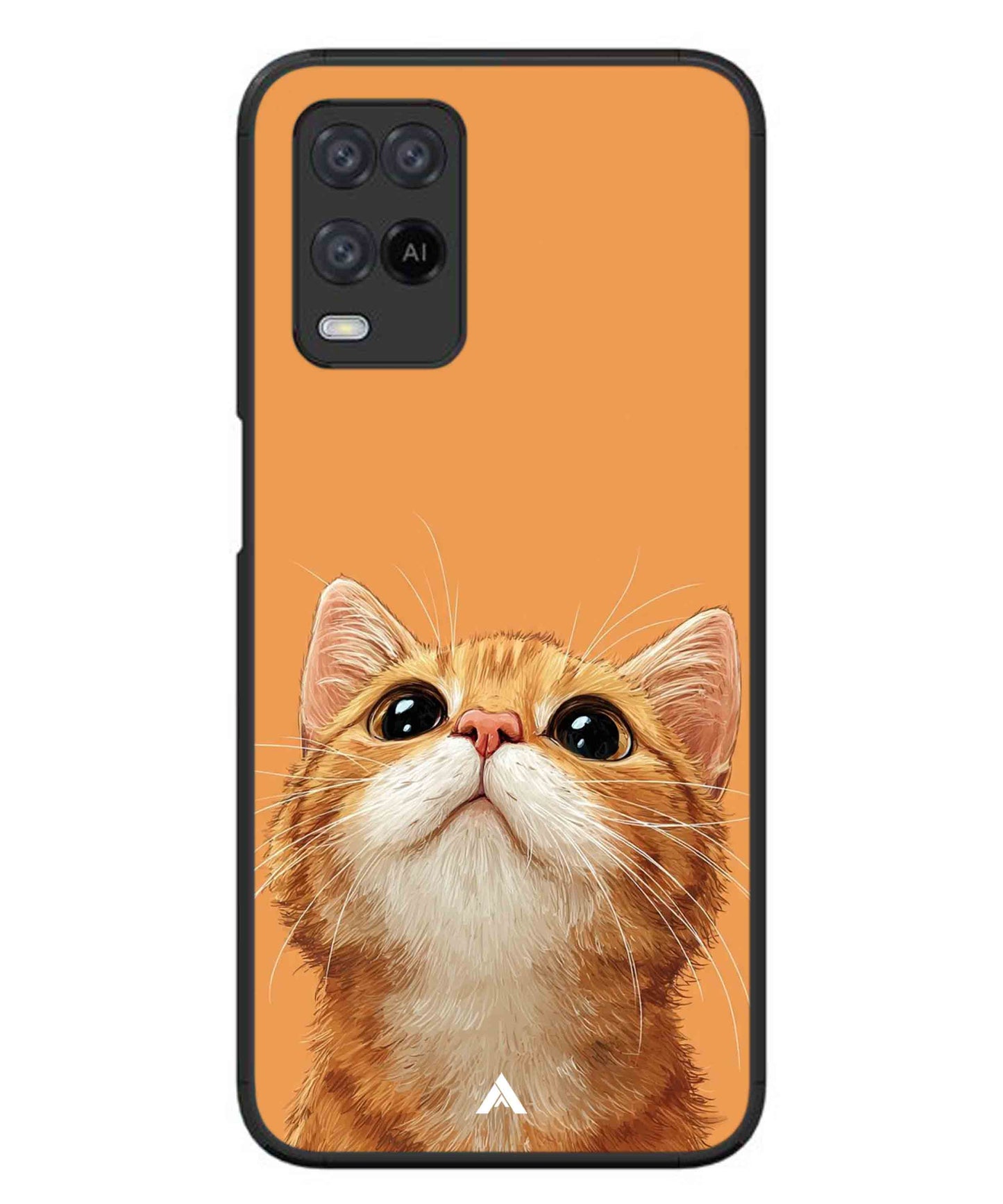 Pet Animal 2 Personalised Metal Back Cover Phone Case for Oppo A74