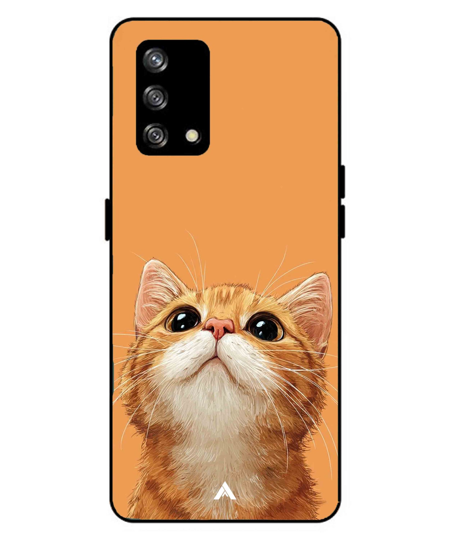 Pet Animal 2 Personalised Metal Back Cover Phone Case for Oppo F19