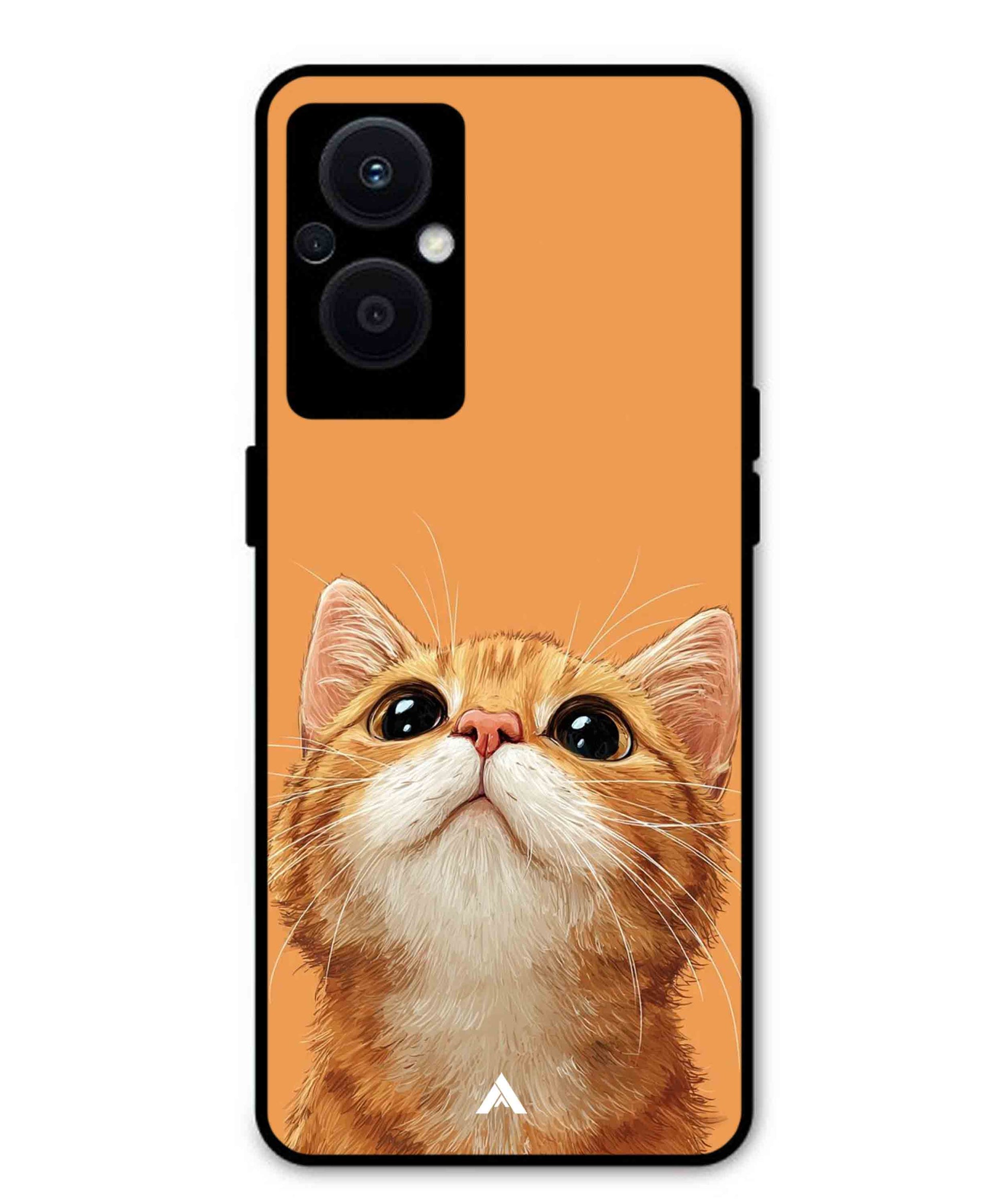 Pet Animal 2 Personalised Metal Back Cover Phone Case for Oppo F21 Pro 5G