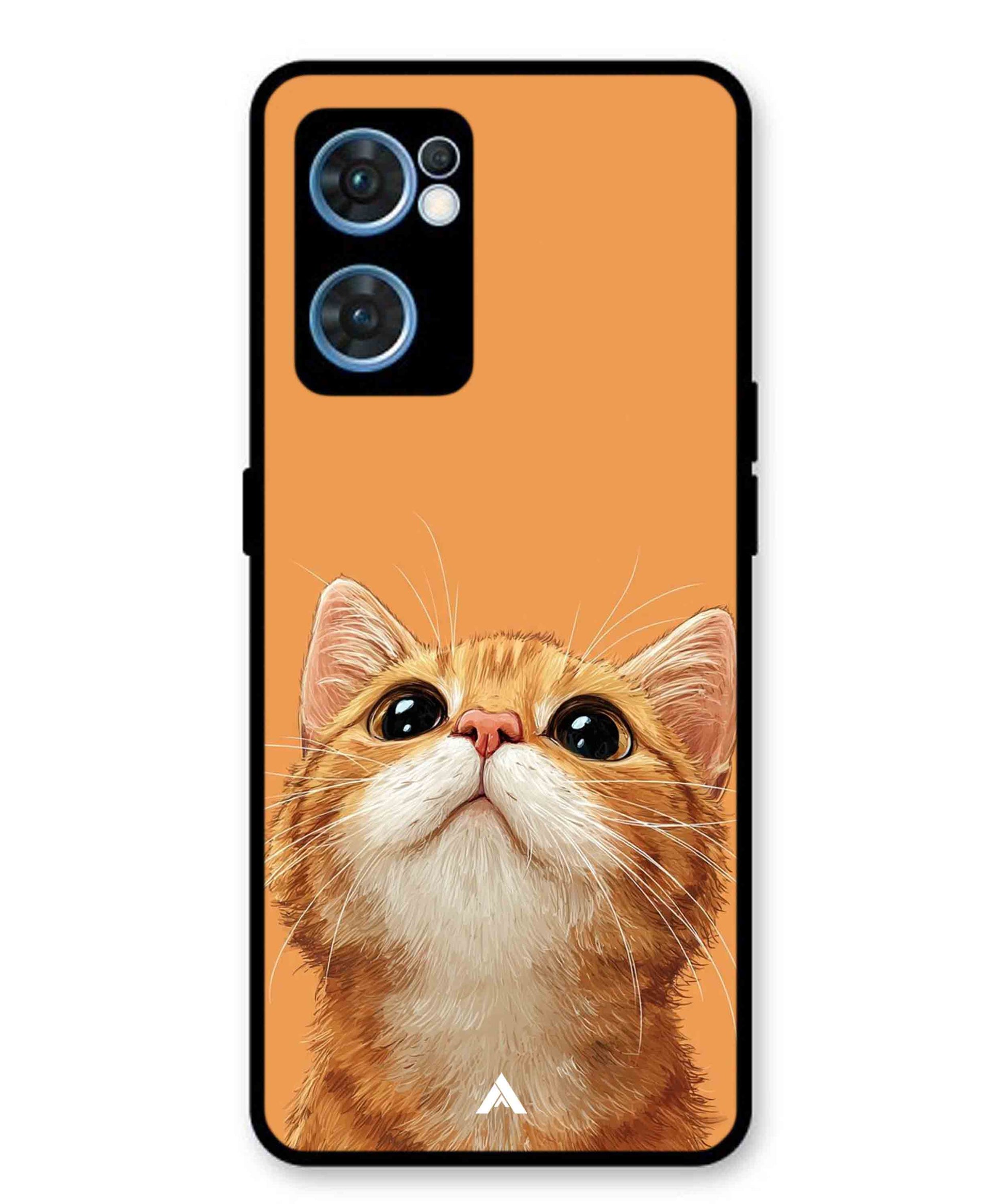 Pet Animal 2 Personalised Metal Back Cover Phone Case for Oppo Reno 7 4G