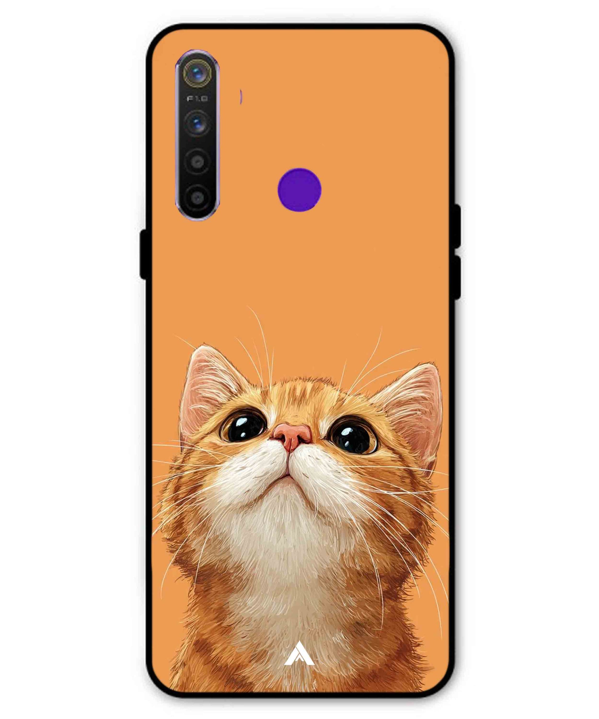 Pet Animal 2 Personalised Metal Back Cover Phone Case for Realme 5