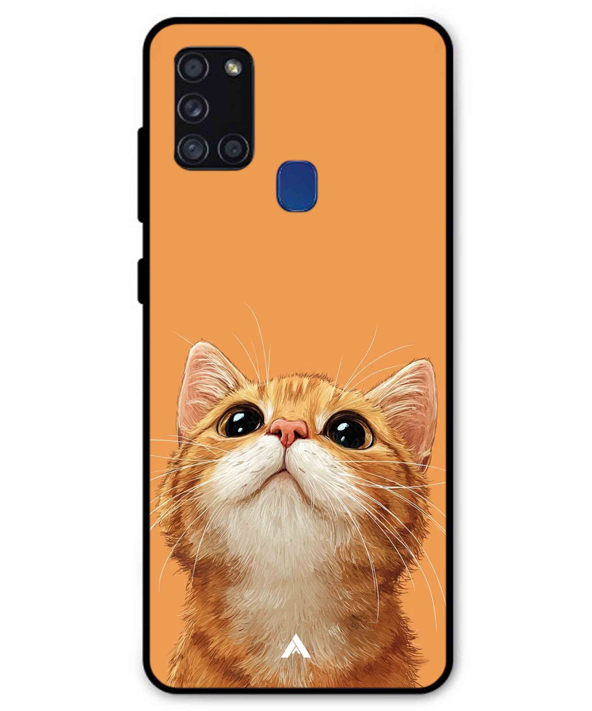 Pet Animal 2 Personalised Metal Back Cover Phone Case for Samsung Galaxy A21s