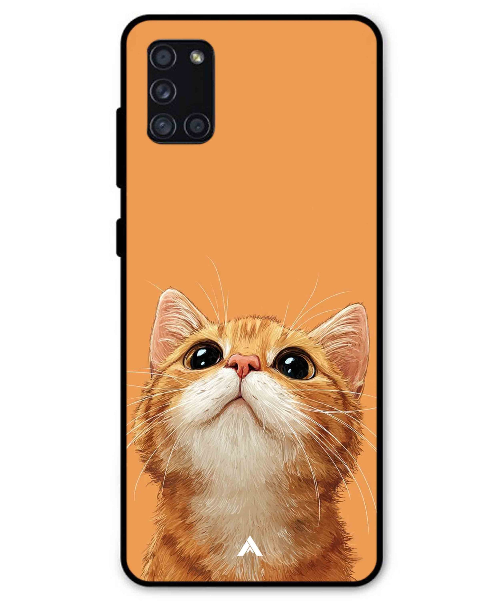 Pet Animal 2 Personalised Metal Back Cover Phone Case for Samsung Galaxy A31