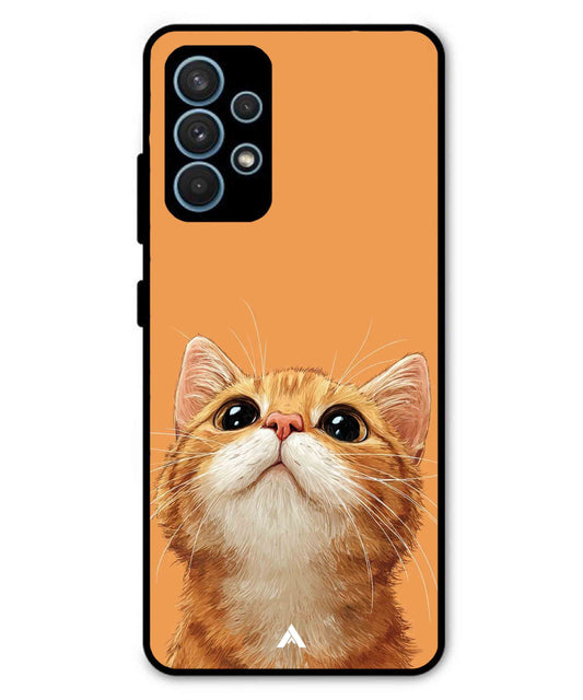 Pet Animal 2 Personalised Metal Back Cover Phone Case for Samsung Galaxy A32 4G