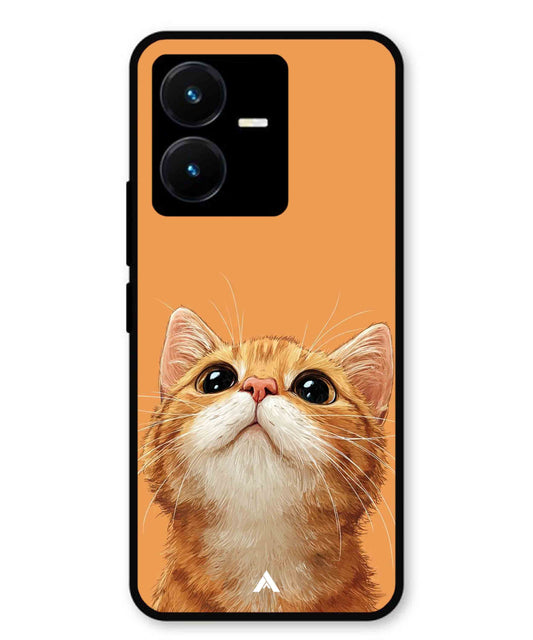Pet Animal 2 Personalised Metal Back Cover Phone Case for Vivo Y22